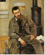 Richard Bergh Portrait of painter Nils Kreuger oil painting